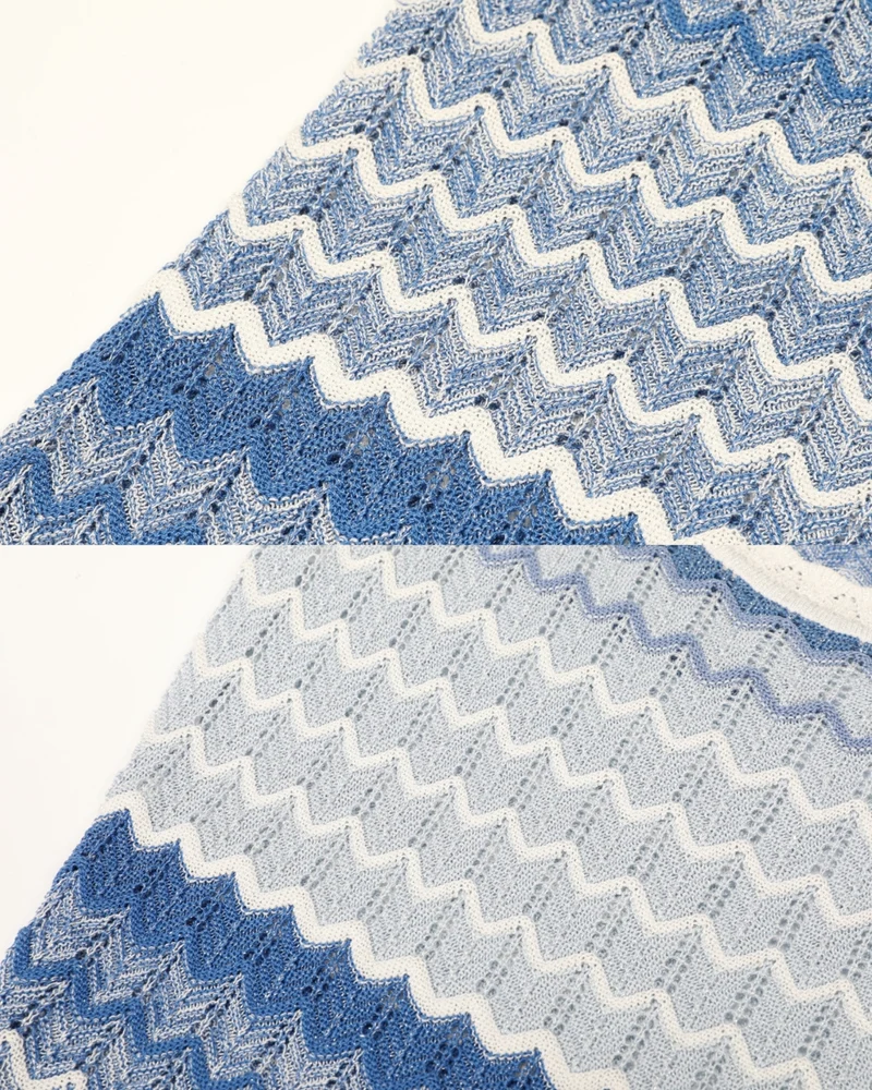 Light Blue Design Summer Dress