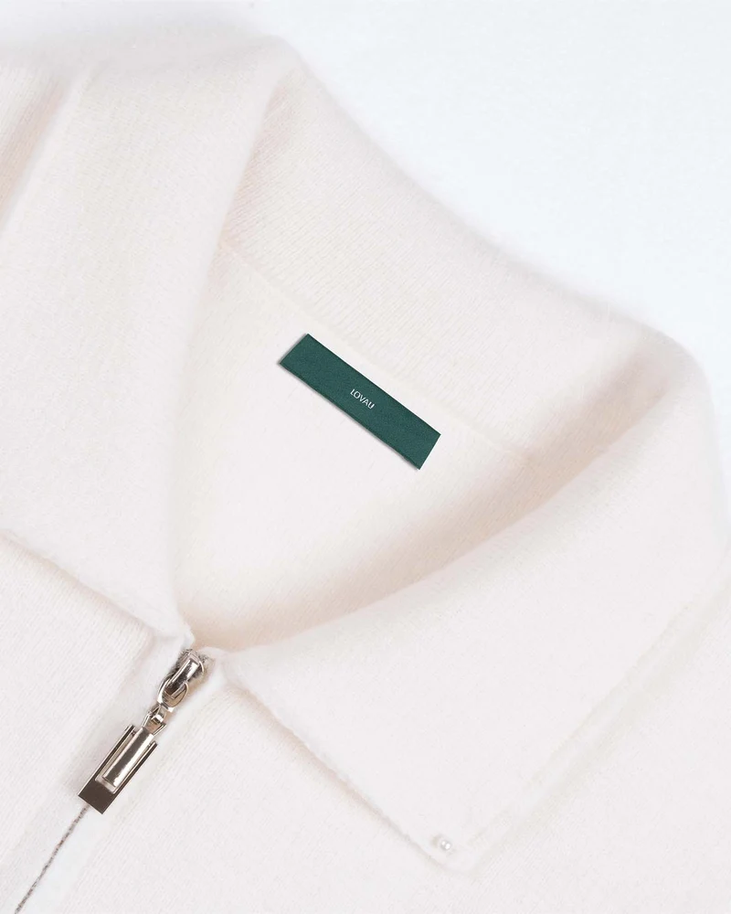 Cashmere Blend Cardigan Jacket Full Zip