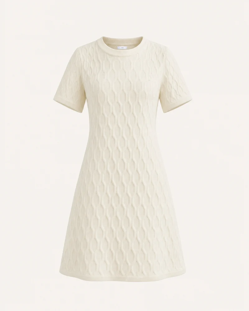 Breathable Dress Korean A-Line Knit