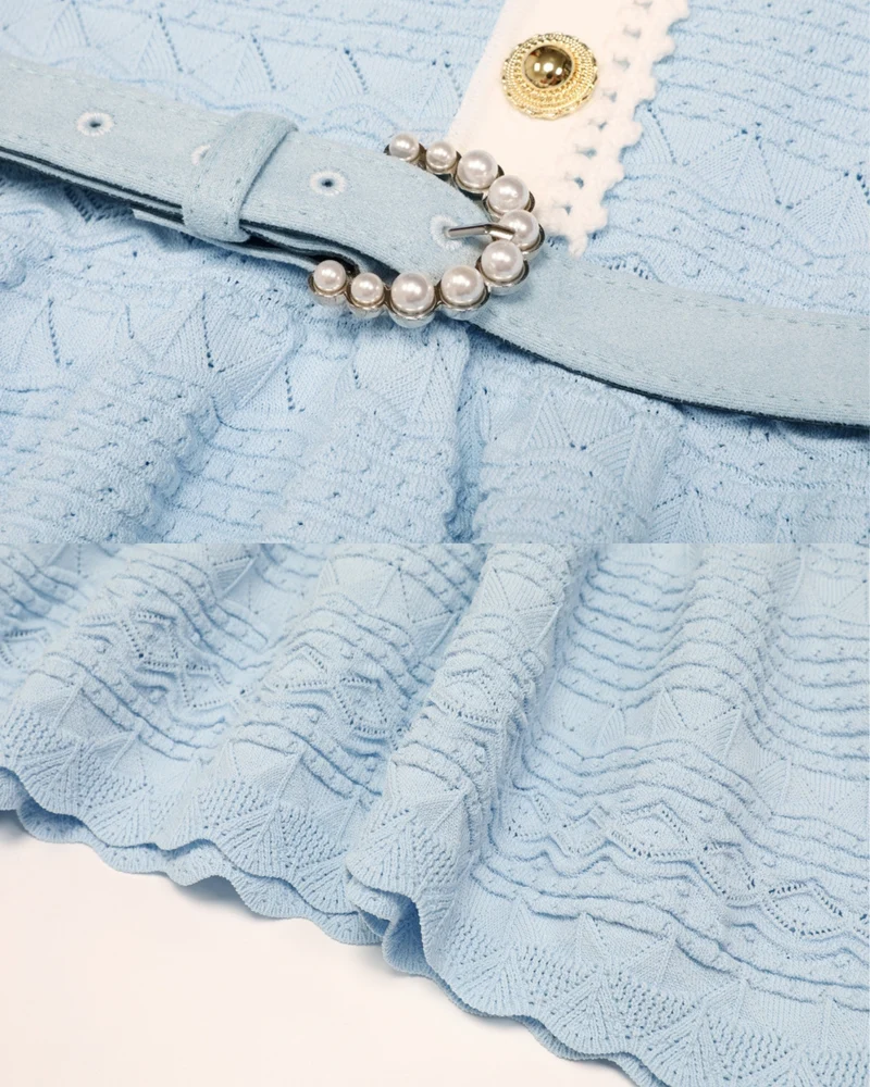 Zira Classic Pearl Tweet Short With Belt