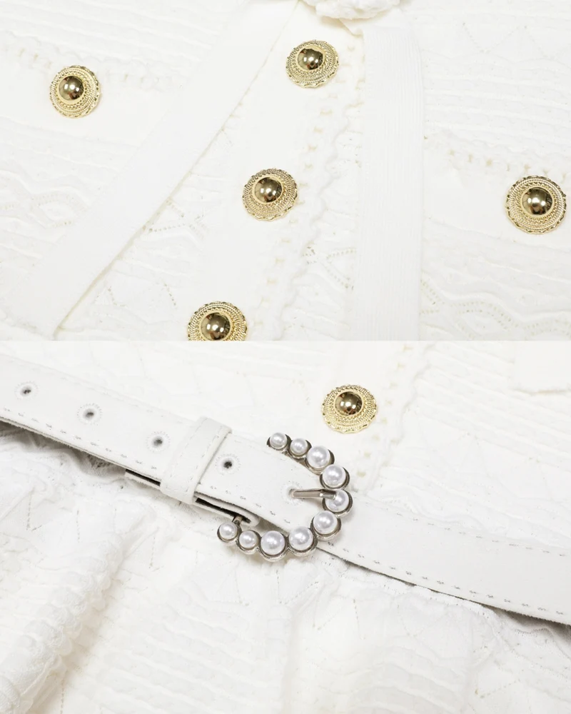 Zira Classic Pearl Tweet Short With Belt
