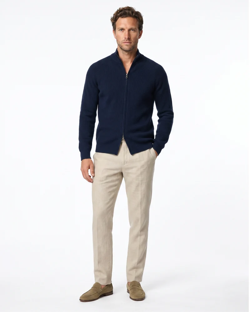 High End Cashmere Zipper Jacket