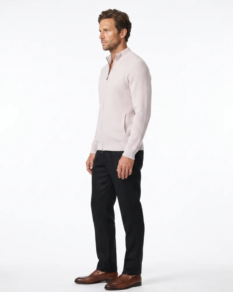 High End Cashmere Zipper Jacket