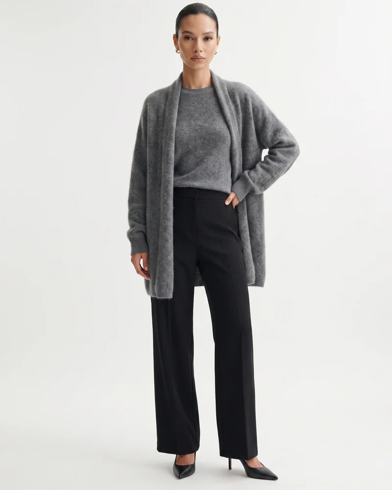 Lia Pure Cashmere Knit Cardigan