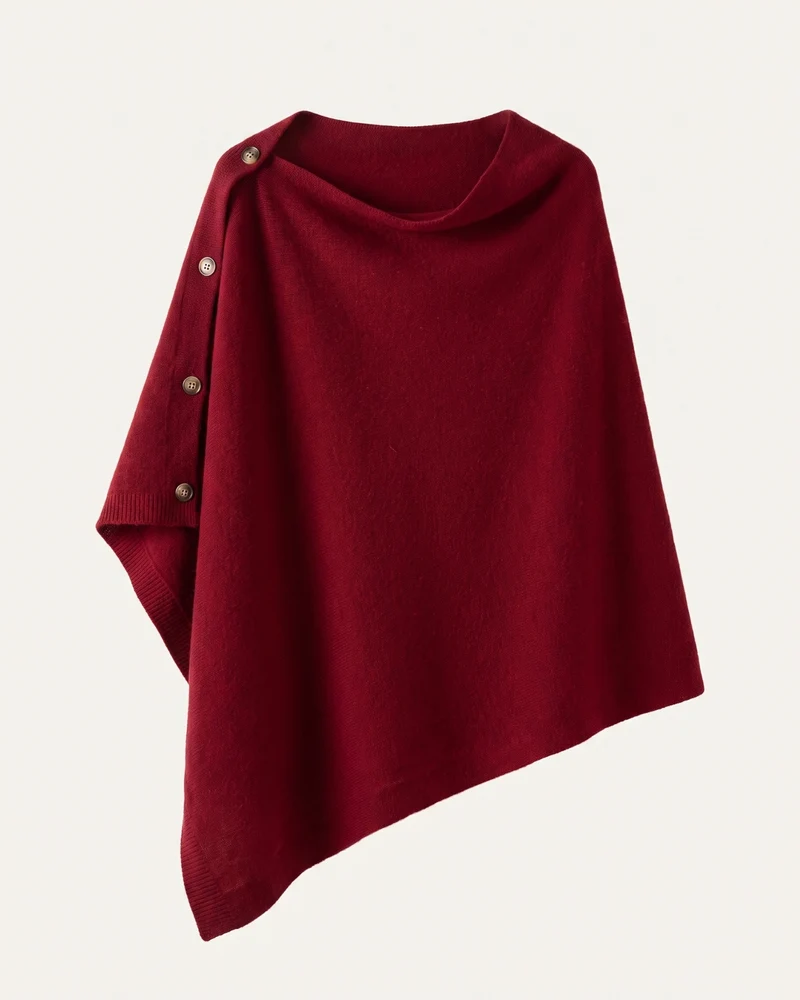 Kiara Cashmere Knit Triangle Shawl