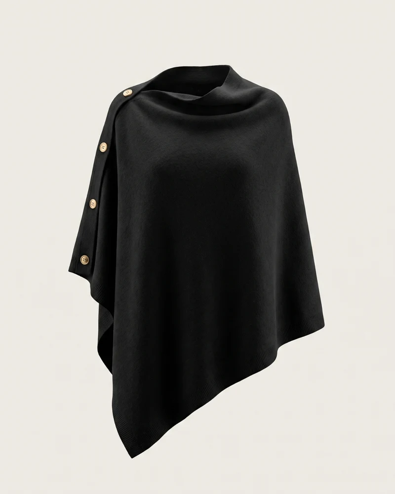 Kiara Cashmere Knit Triangle Shawl
