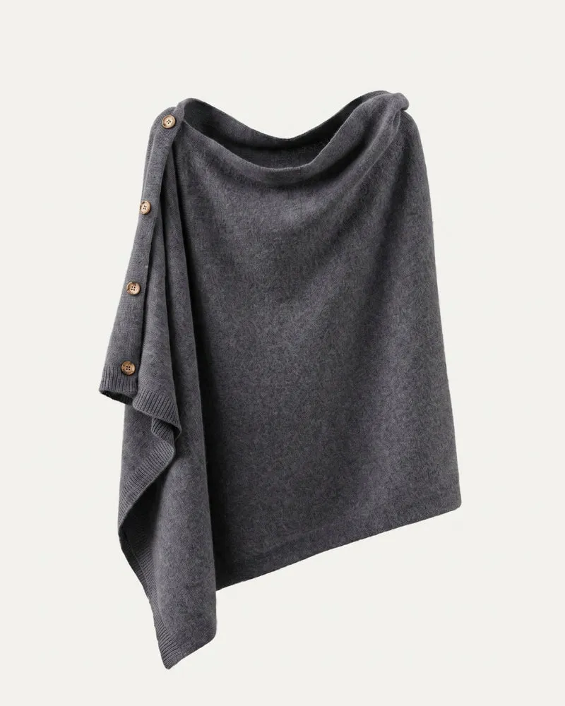 Kiara Cashmere Knit Triangle Shawl