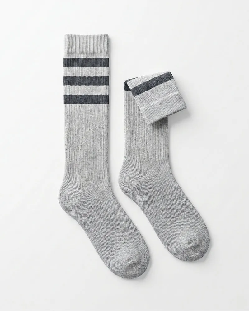Cashmere Striped Long Socks