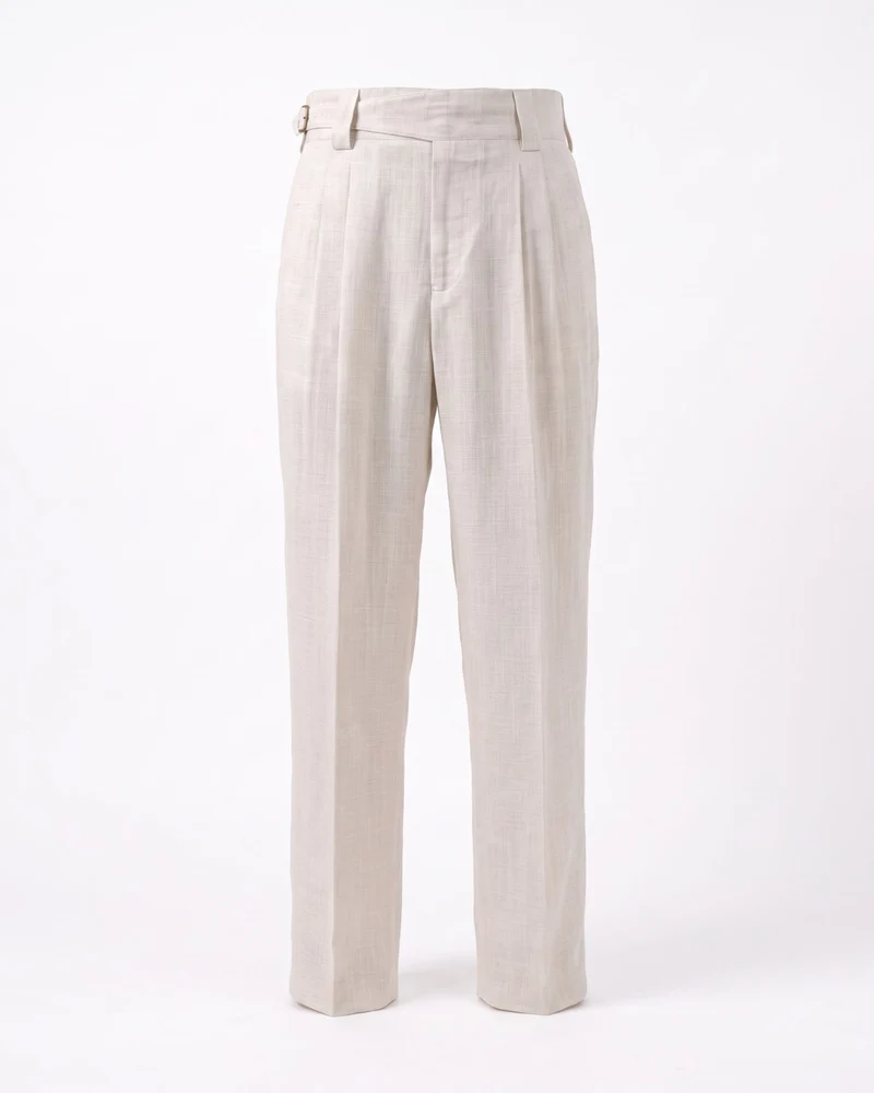 Vintage Tencel Linen Straight Leg Casual Pants