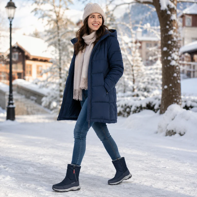 Wasserdichte Winterstiefel Damen – Warm gefüttert