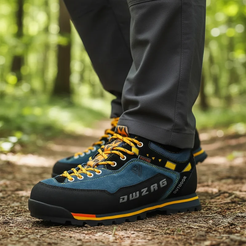 Wasserdichte Herren Wanderschuhe mit robustem Profil
