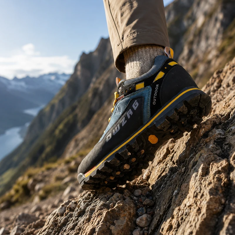 Wasserdichte Herren Wanderschuhe mit robustem Profil
