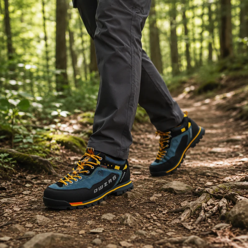 Wasserdichte Herren Wanderschuhe mit robustem Profil
