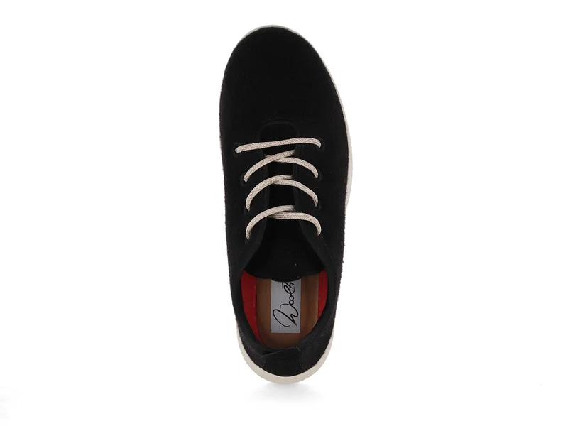 Merino Woll-Sneaker - schwarz