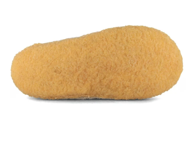 Woolies gewebte Hausschuhe mit Naturgummisohle, beige