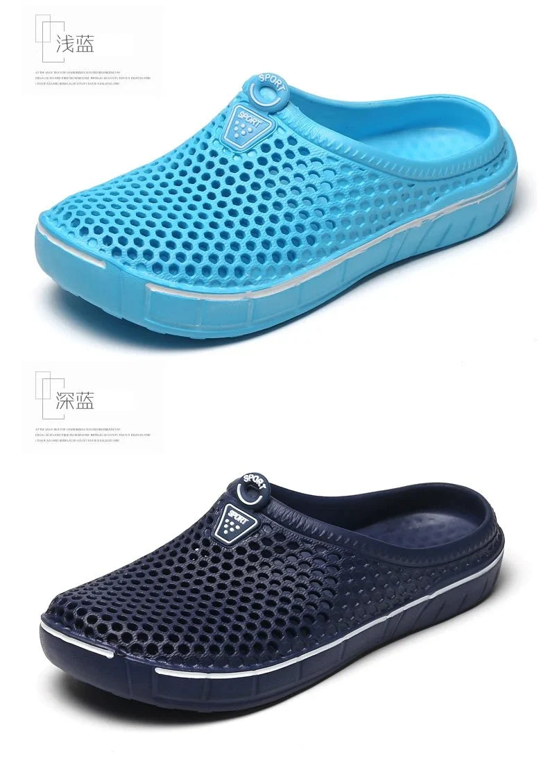 Paar-Slipper zum Hineinschlüpfen: Bequeme und atmungsaktive Sommerclogs für den Alltag