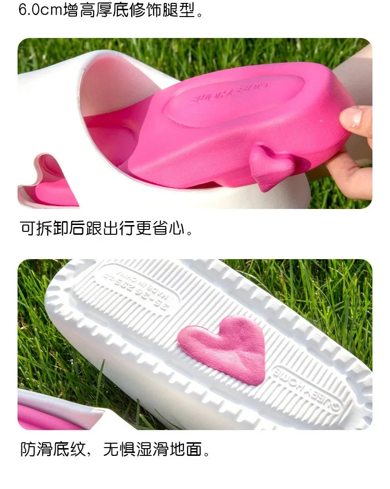 Steigern Sie Ihren Komfort mit Damen-Sommer-Plateau-Slippern.