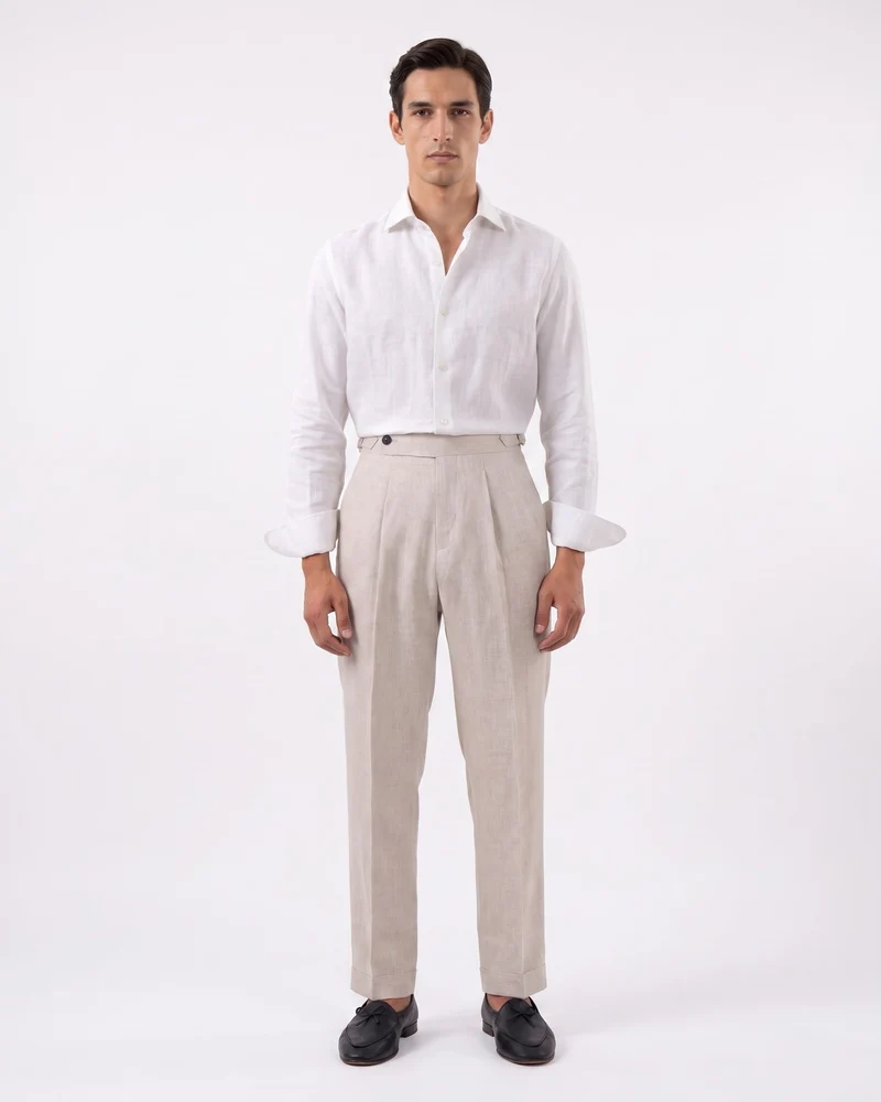 Miami Linen Dress Trousers Breathable Pants