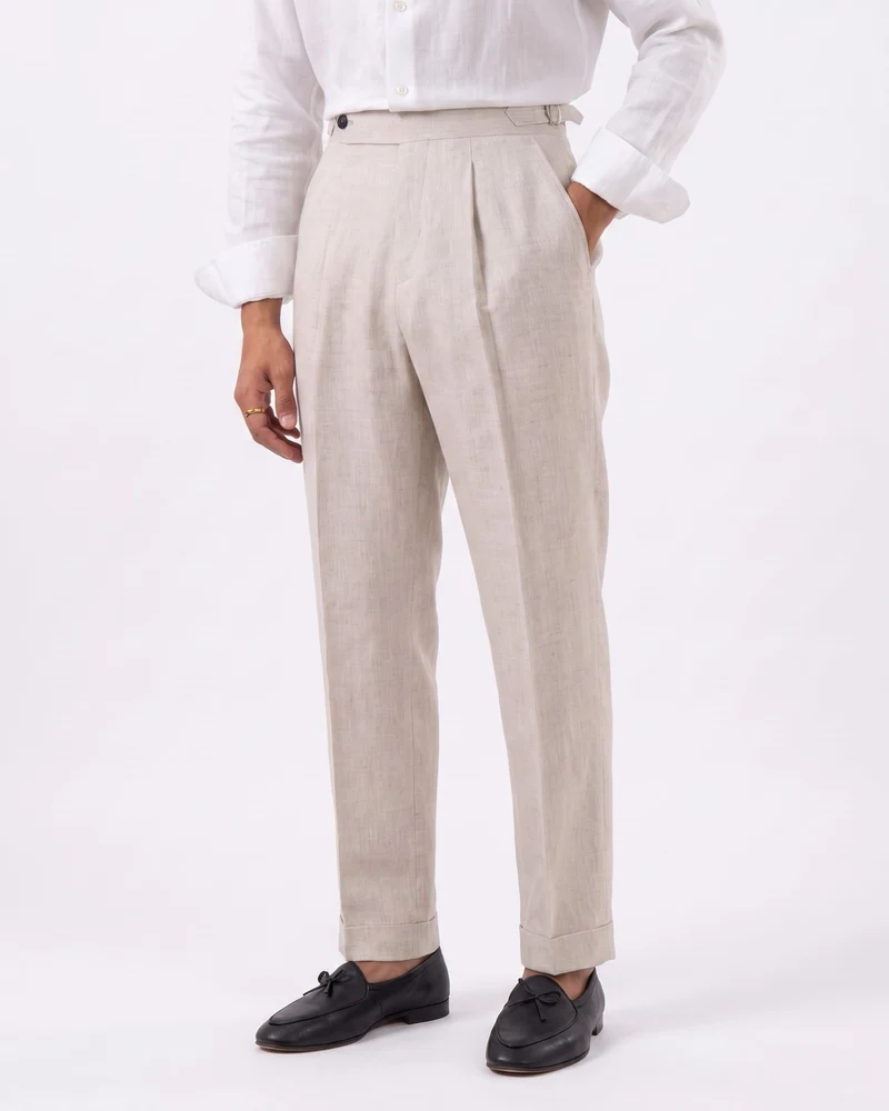 Miami Linen Dress Trousers Breathable Pants