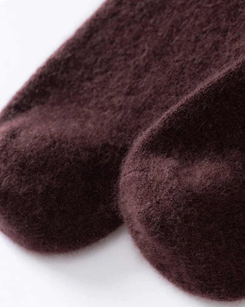Cashmere Knit Socks Breathable