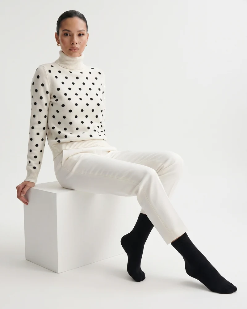 Cashmere Knit Socks Breathable