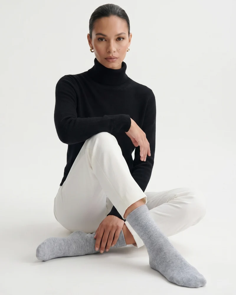 Cashmere Knit Socks Breathable