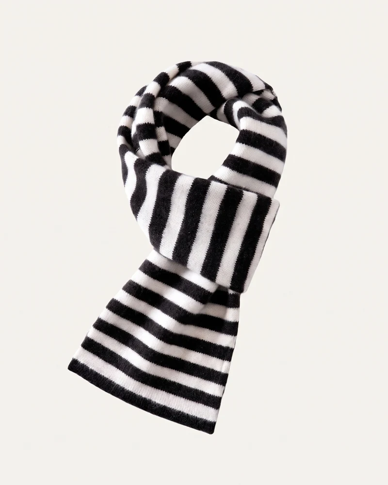 High end Cashmere Striped Scarf