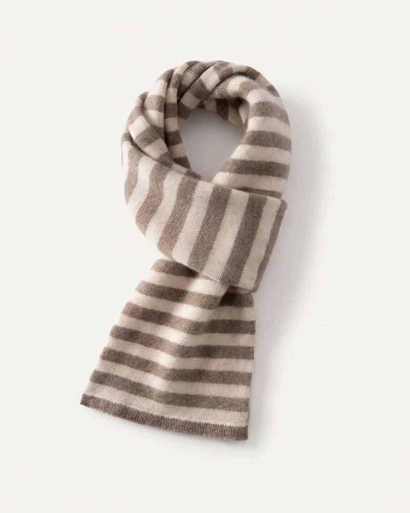 High end Cashmere Striped Scarf