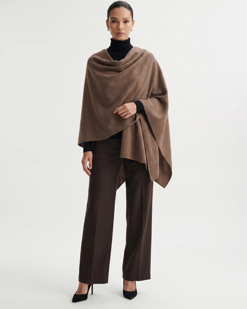 Dina Cashmere Knit Shawl
