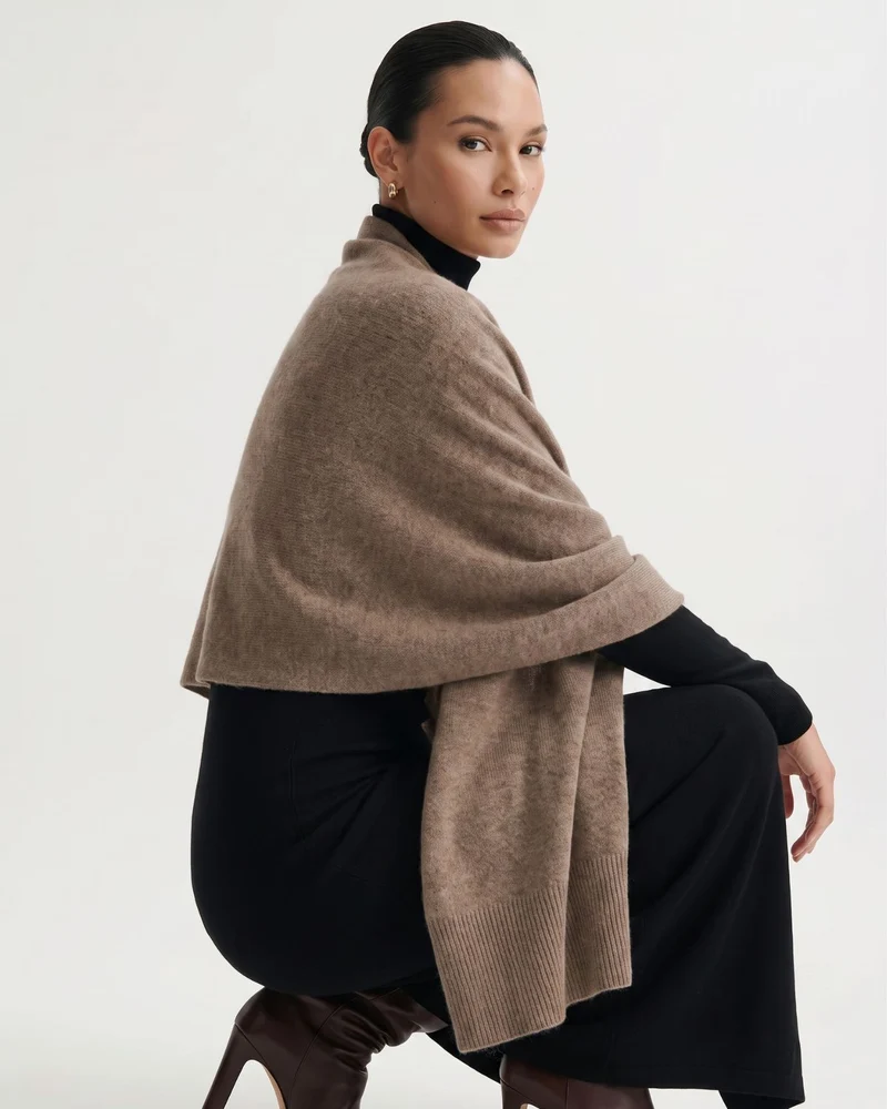 Lightweight Cashmere Shawl Wrap