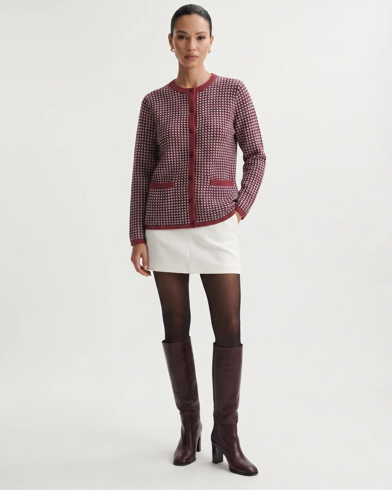Vintage Knitted Wool & Cashmere Cardigan