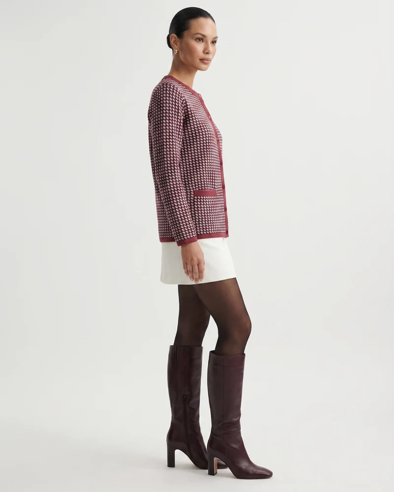 Vintage Knitted Wool & Cashmere Cardigan