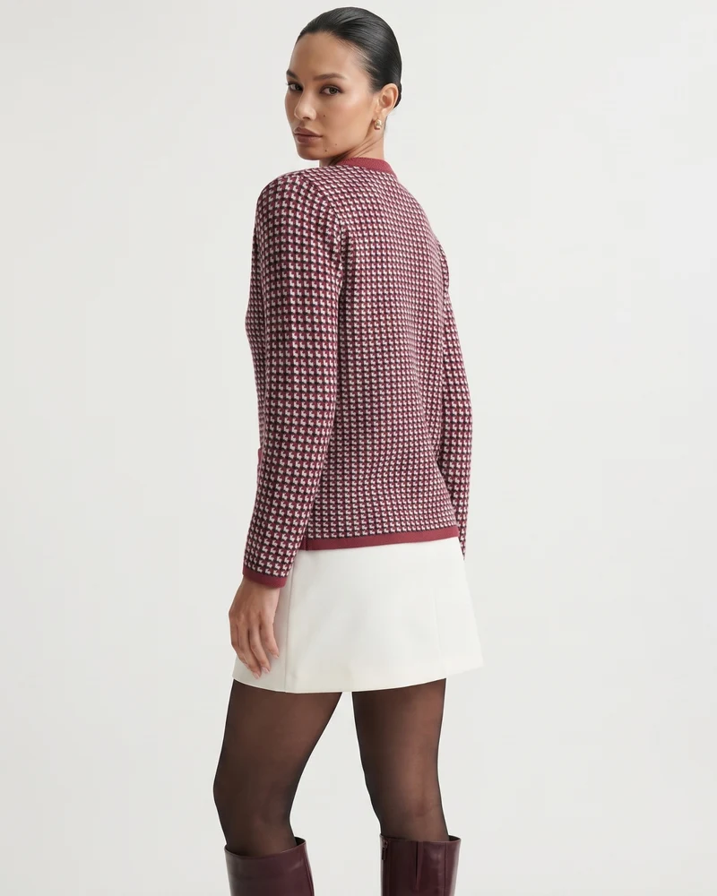 Vintage Knitted Wool & Cashmere Cardigan