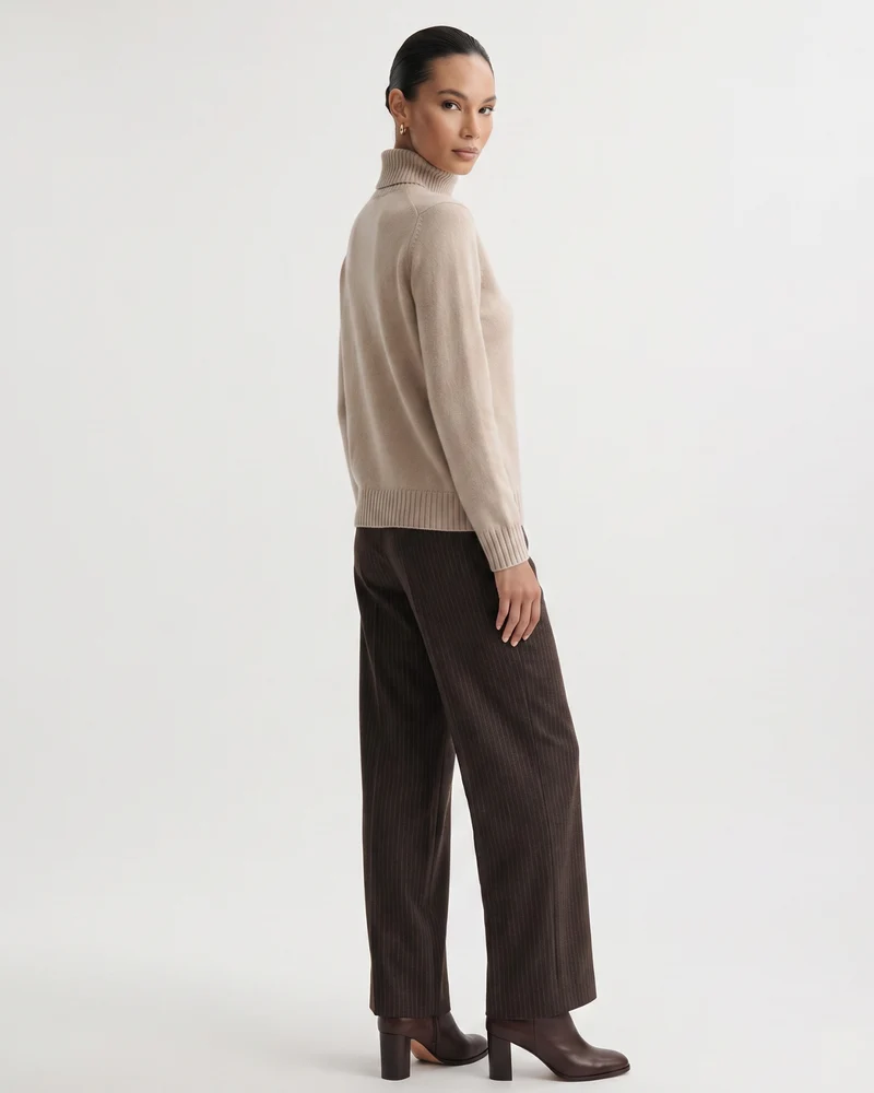 Hannah High Lapel Cashmere Sweaters