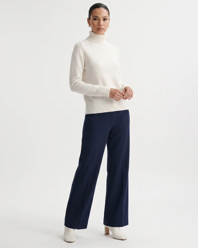 Hannah High Lapel Cashmere Sweaters