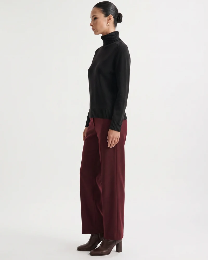 Hannah High Lapel Cashmere Sweaters