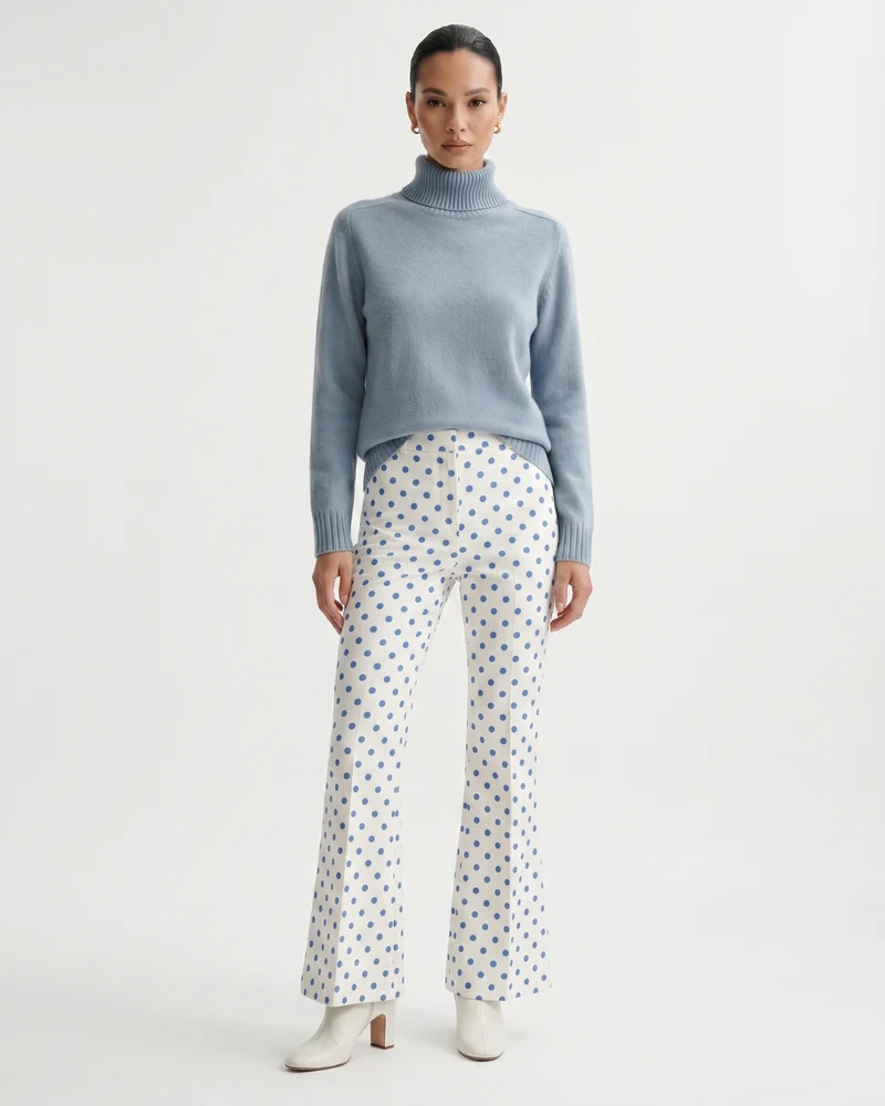 Hannah High Lapel Cashmere Sweater