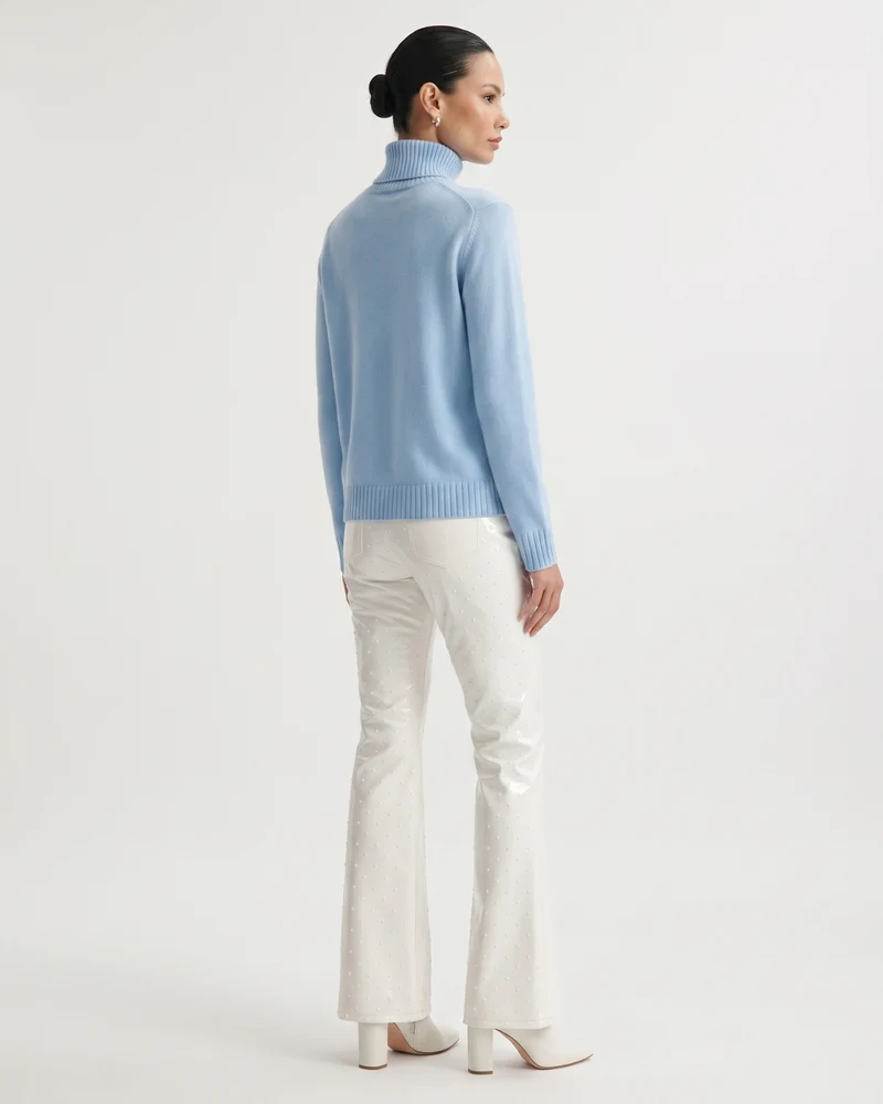 Hannah High Lapel Cashmere Sweater