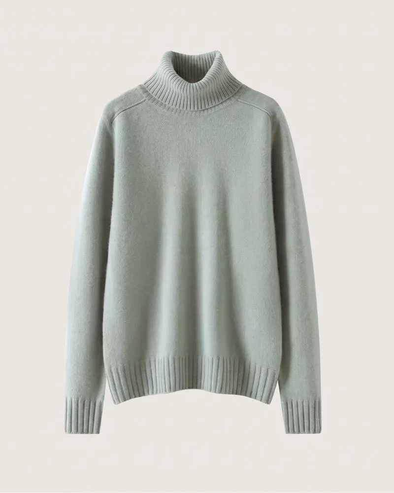 Hannah High Lapel Cashmere Sweater