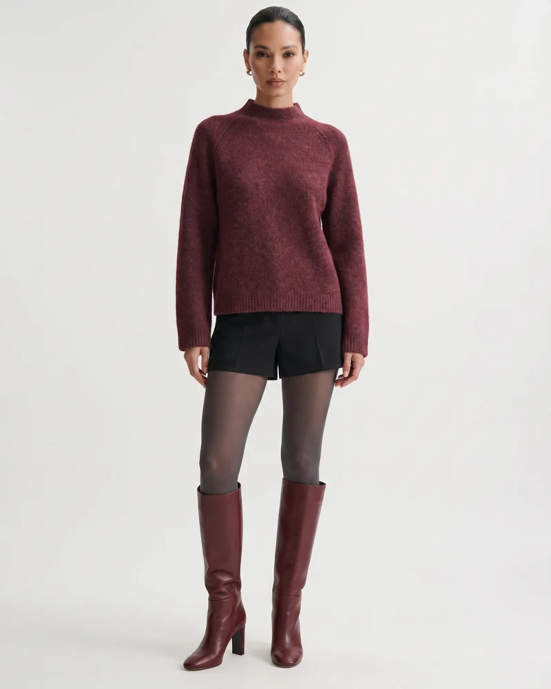 Lia Cashmere & Mulberry Silk Sweater