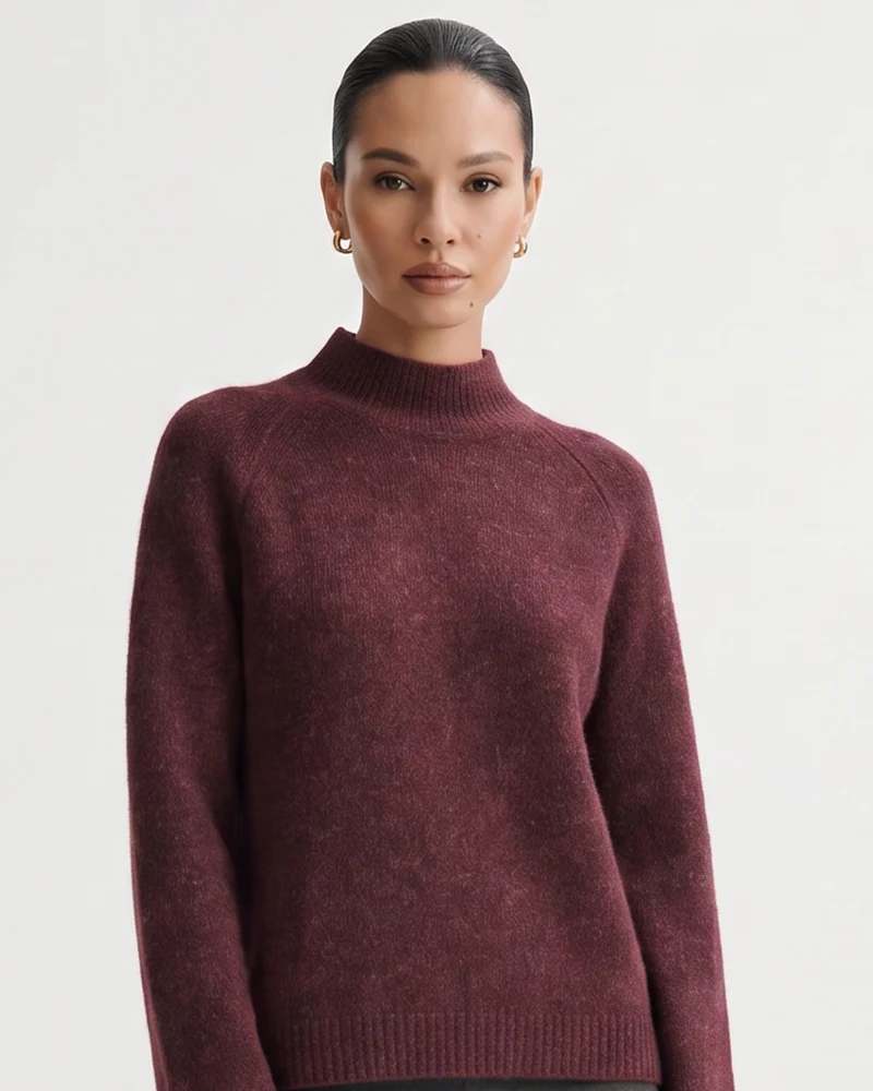 Lia Cashmere & Mulberry Silk Sweater