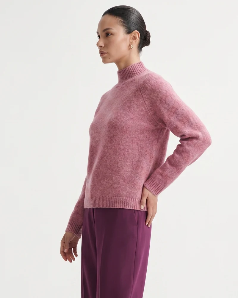 Lia Cashmere & Mulberry Silk Sweater