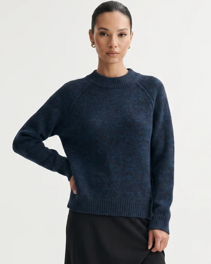 Lia Cashmere & Mulberry Silk Sweater