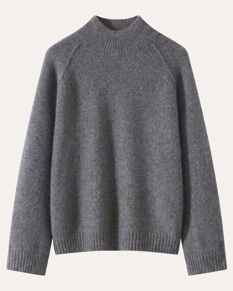 Lia Cashmere & Mulberry Silk Sweater