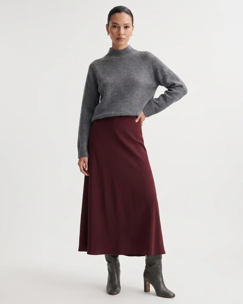 Lia Cashmere & Mulberry Silk Sweater