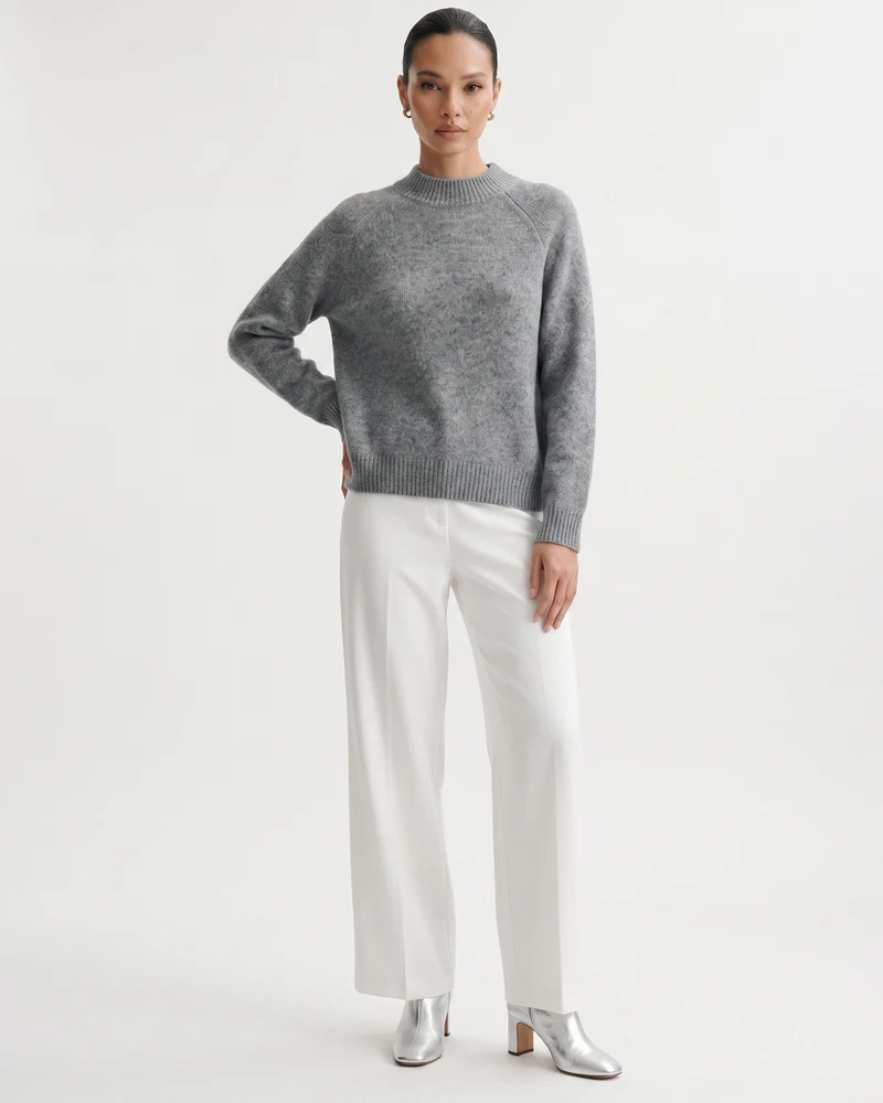 Lia Cashmere & Mulberry Silk Sweater