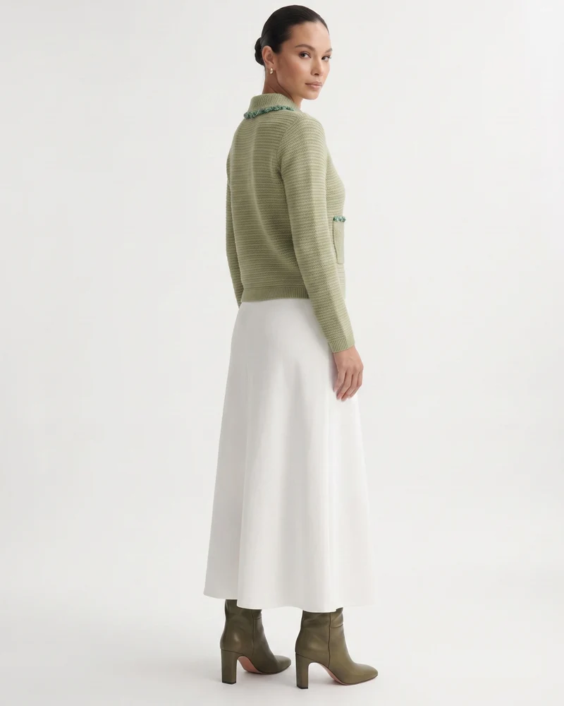 St Moritz Limited Edition Cashmere Knitted Cardigan Sweater