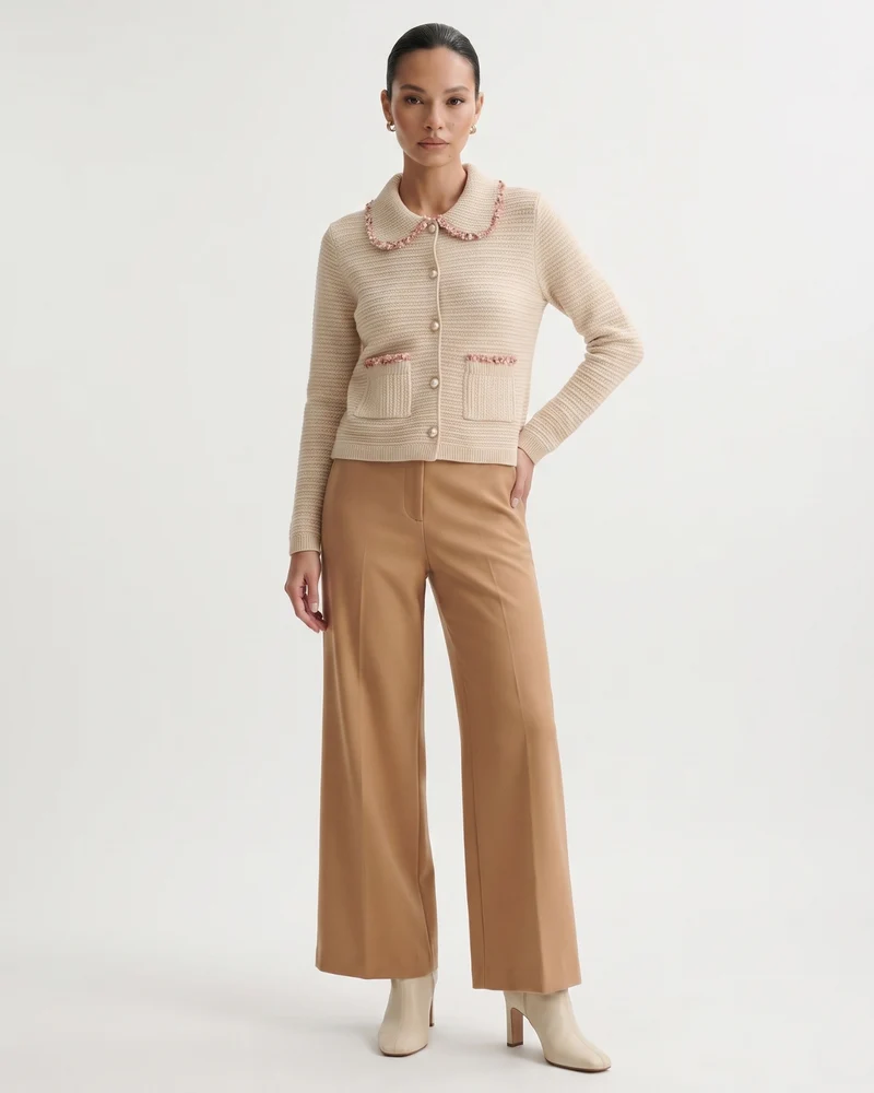 St Moritz Limited Edition Cashmere Knitted Cardigan Sweater