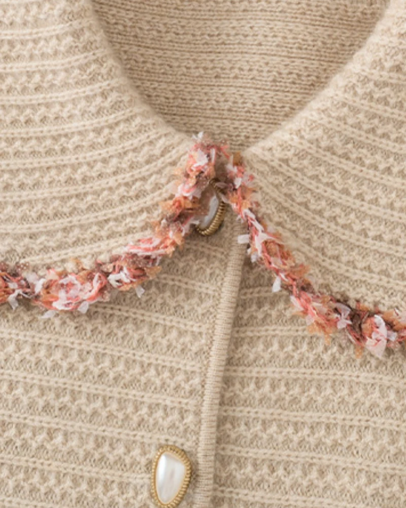 St Moritz Limited Edition Cashmere Knitted Cardigan Sweater