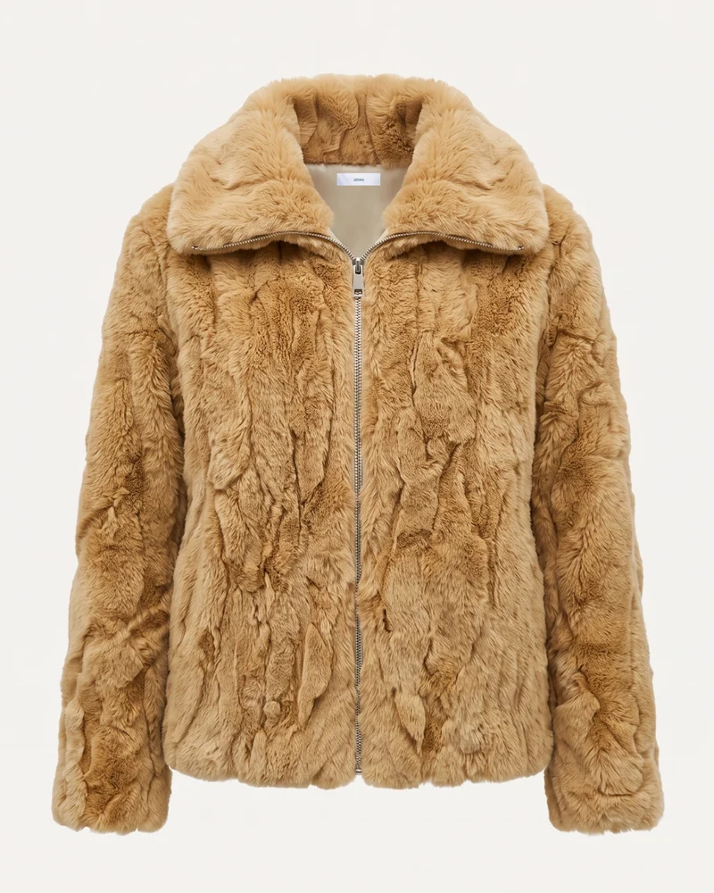Cindy Thickened Fur Coat Short Turn-Down Collar Jacket